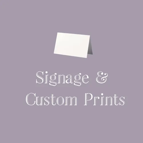 Signage & Custom Prints