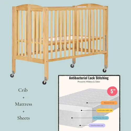 Full Size Crib + Mattress + Sheet