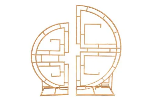 BG055 Backdrop – Round Metal Oriental