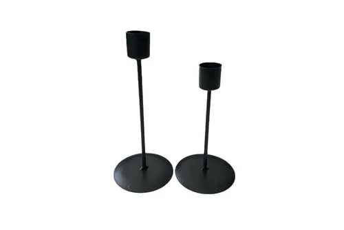 LN143 Candle Holder - Black Set