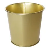 MW0151 Metal Bucket - Gold Small 