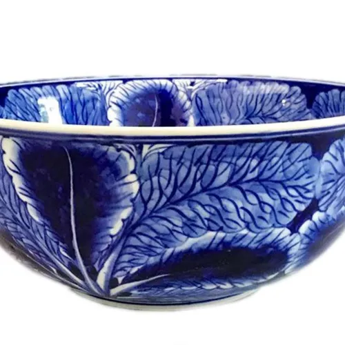 FB02 Bowl - Blue Cabbage 