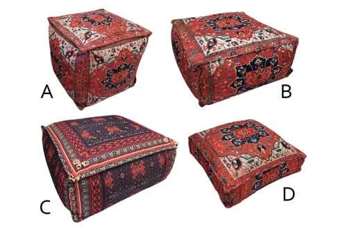BC502 Cushion Pouf - Moroccan