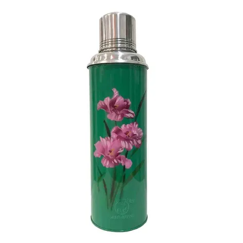 MW163 Vintage Thermos - Green Floral