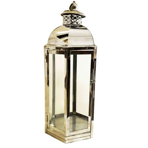LN02 Lantern - Moroccan Silver