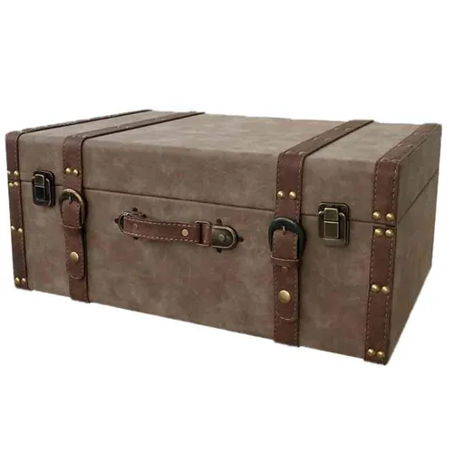 VL051 Vintage Luggage - Dusty Brown