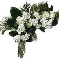 FA01 Floral Arrangement - White Tropical