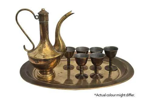 TS074 Tea Set - Brass