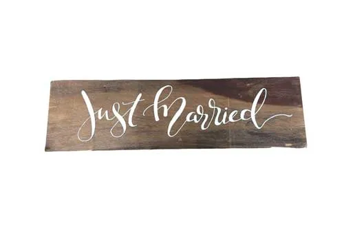 SP021 Signage - Just Married