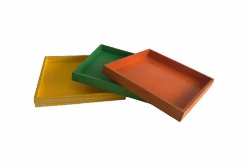 WD045 Wooden Tray – Assorted Colors