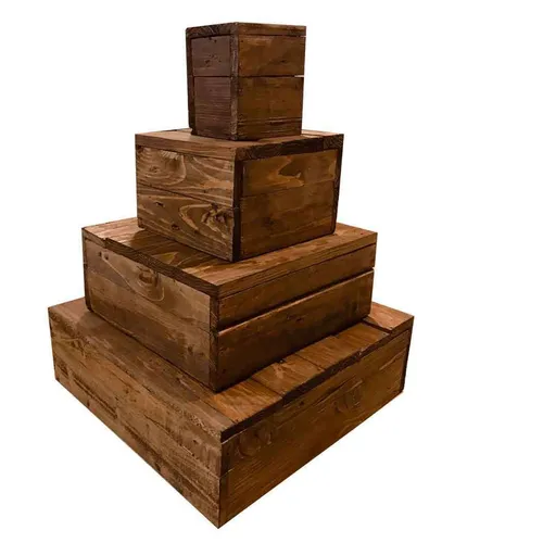 DR02 Display Riser Set- Rustic Tiered