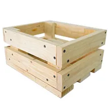 TP063 Timber Crate - Pine 26cm 