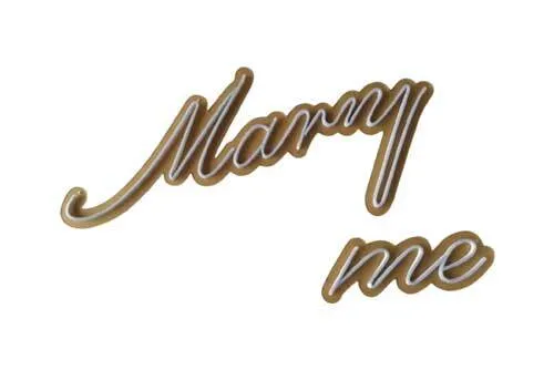 SP013 Signage LED - Marry Me