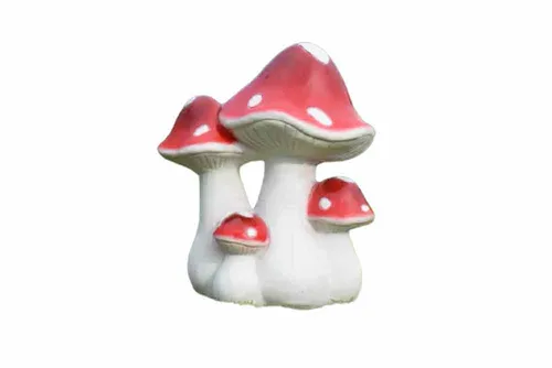 AFM04 Mushroom - Polka Dot Red and White 