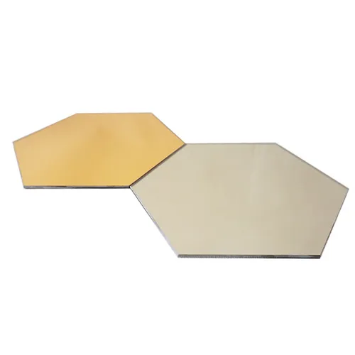 TY061 Tray - Hexagon Tray Gold 