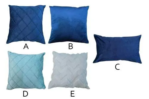 BC603 Cushion - Blue & White