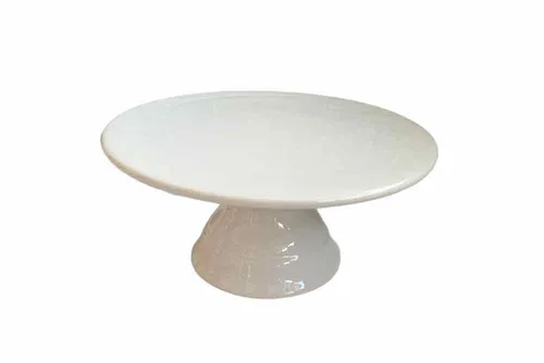 CS161 Cake Stand - White Round