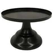 CS18 Cake Stand - Black Metal Round