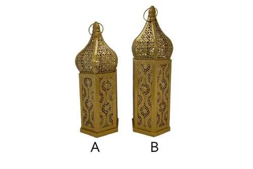 LN178 Lantern - Moroccan Gold