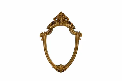 FR081 Frame Mirror - Ornate Gold