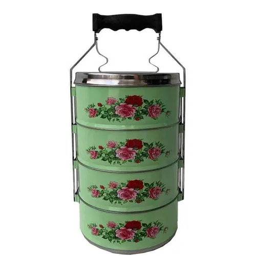 MW155 Tiffin - Vintage Floral Pastel Green