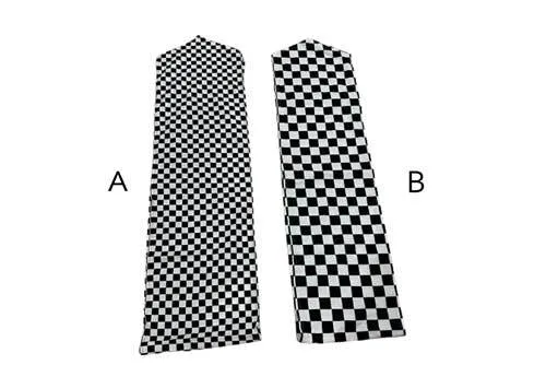 TR05 Table Runner - Checkered Black & White