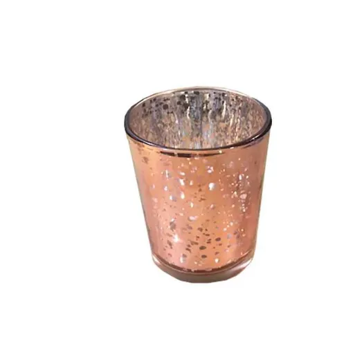 GW0422 Crystal Candle Holder - Rose Gold