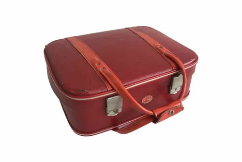 VL076 Vintage Luggage - Red