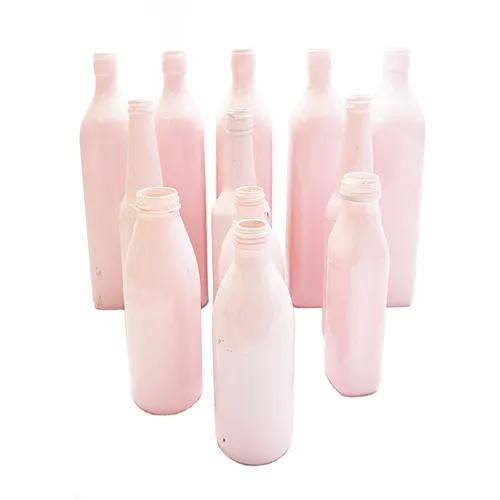 GW082 Assorted Glass Bottles - Pink (1 set)