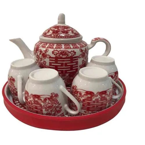 TS06 Tea Set - Chinese Wedding