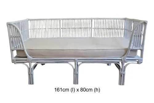 KR133 Rattan - 3 Seater (White)