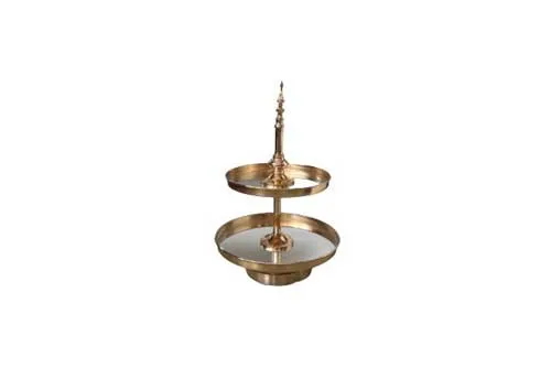 DS140 Dessert Stand - 2 Tier Gold