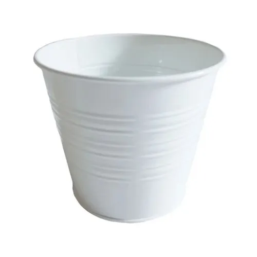 MW012 Metal Bucket - White Mini 