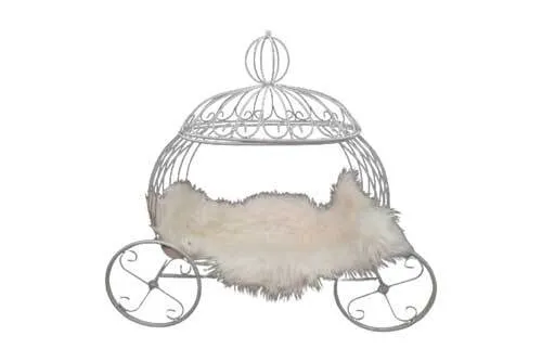 PR502 White Carriage - Metal