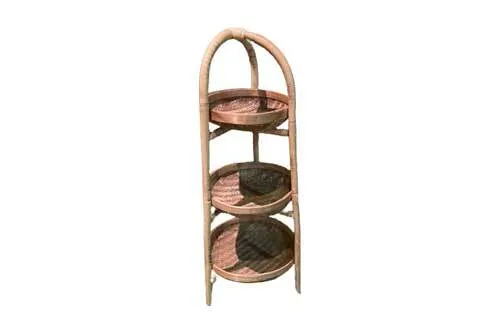 RT015 Rattan Basket - 3 Layer 