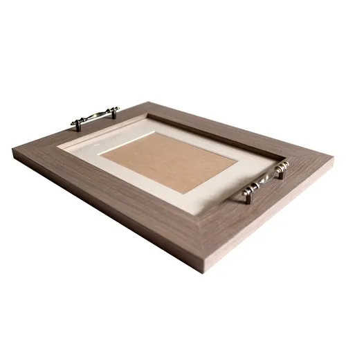 TY010 Tray - Frame Gold Handle 