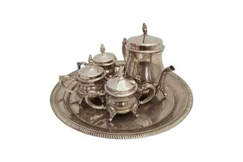 TS031 Tea Set - Silver
