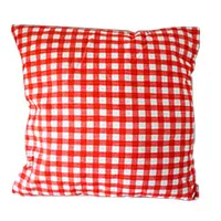 BC06 Cushion - Red Gingham 