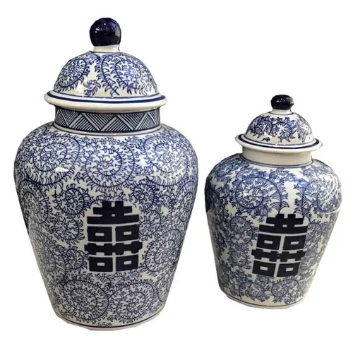 FJ08 Ginger Jar Set - Chinoiserie Wedding