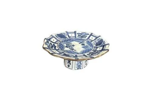 CS050 Cake Stand - White Blue