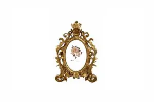 FR092 Frame - Ornate Vintage Gold