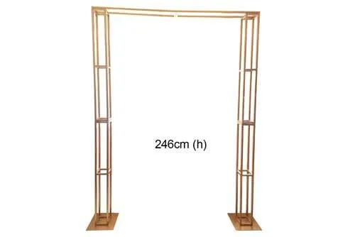 EQ0254 Gold Backdrop Arch