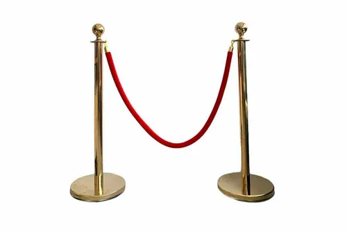 PRQ01 Queue Line Barrier - Red Rope