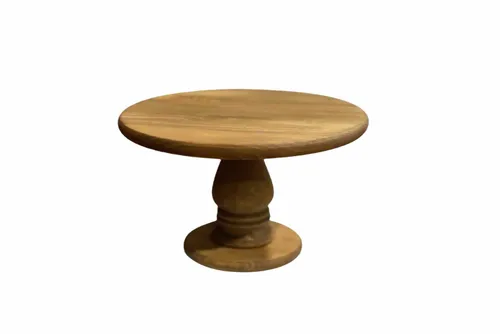 CS023 Cake Stand - Wooden Rustic