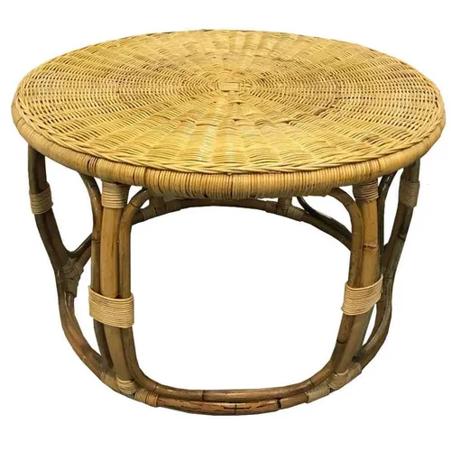 RT05 Rattan Table - Boho Chic Round