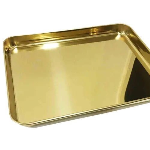 MW0157 Gold Tray - Rectangle