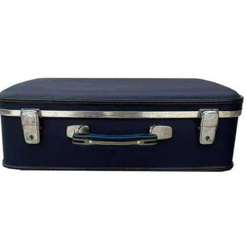 VS042 Vintage Suitcase - Dark Blue