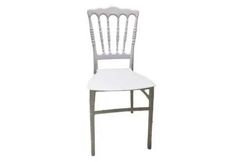 KR04 Kerusi - Napoleon White Chair