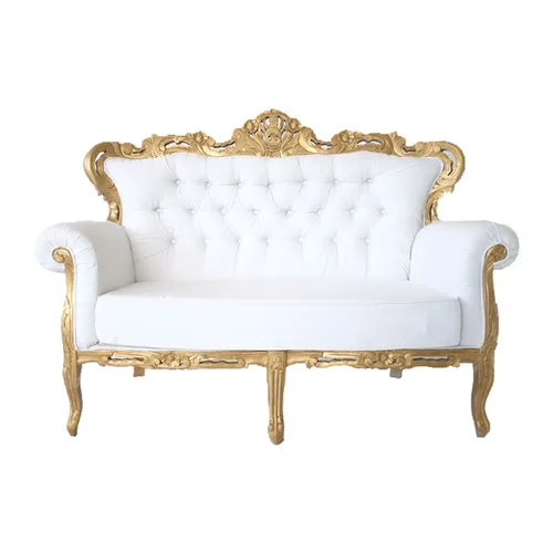 KR01 Kerusi Pelamin - Gold & White 