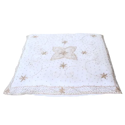 BN03 Bantal Nikah - White & Gold